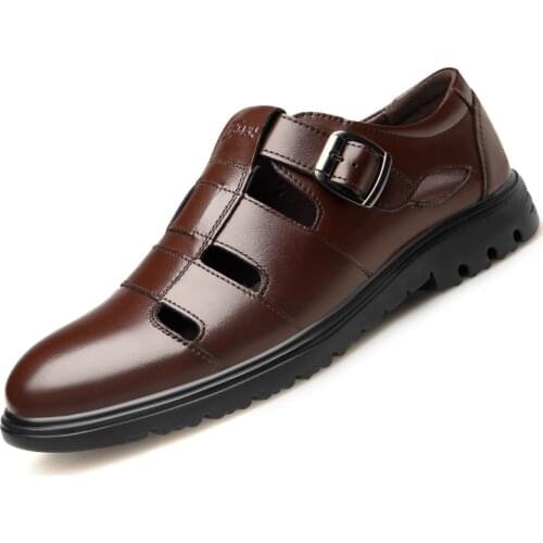 2021 Spring and Autumn New Hollow Out Mens Sandals Non-slip Chic Comfortable Shoes for Male Outdoor Slip on Fashion Sandals Men