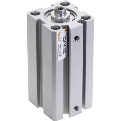 SDA20 SDA series Pneumatic Compact Cylinder 20mm Bore 5 10 15 20 25 30 35 40 45 50 mm Stroke pneumatic air cylinder