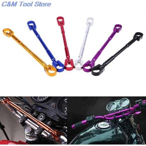 Motorcycle Bike Handlebar Cross Bar Steering Wheel Strength Lever for most 7/8" 22mm handlebar motorcycles