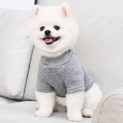 Pet Sweatershirt Cartoon Printing Two-legged Cotton Elastic Dog Blouse for Daily Life 강아지옷