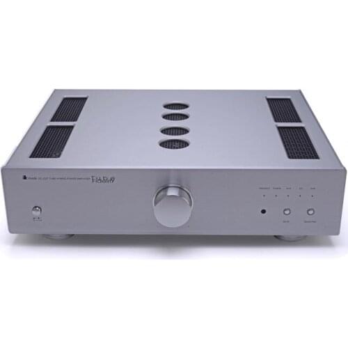 222T Transistor and electron tube combined 95W+95W hifi power amplifier with remote control