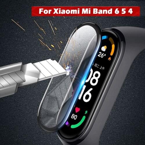 Waterproof Screen Protector For Xiaomi mi Band 6 Soft TPU Glass Film For Xiaomi Mi Band 6 5 Protective Watch Film Mi band 6 5 4