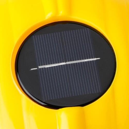 Yellow Solar Powered Cooling Fan Safety Helmet Work Hard Hat Cap Head Protect