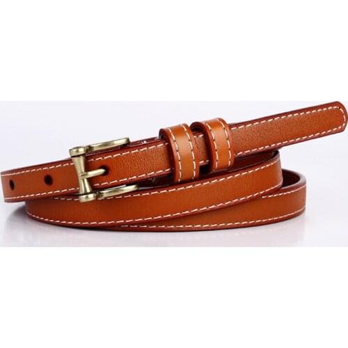 Women Genuine Leather Belts Female Cowskin Strap Waistbands Metal Pin Buckle Belts for Women Lady Belts ceinture cinto masculino