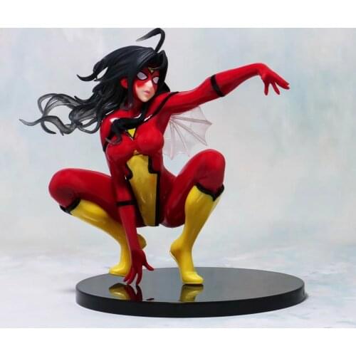 14cm Bishoujo Statue Spider-Woman Spider Woman Figurine PVC Figure Collectible Model Toys