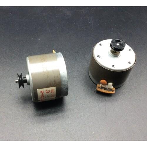 2pcs second hand 530 two-speed motor for SANKO 12V clockwise CW motor for cassette deck audio player