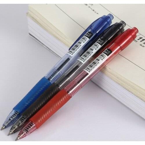 3PCS Three color office ball pen 5677 gold ball point pen wholesale factory of the 30 year old plastic ball pen