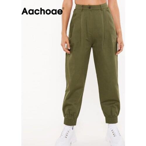 Женские брюки карго Aachoae China At AliExpress