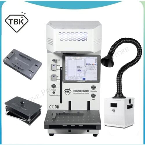 TBK958A Automatic Laser Engraving Machine LCD Laser Separate Machine For iPhone 11 X XS Max 8 8+ Back cover separate with molds