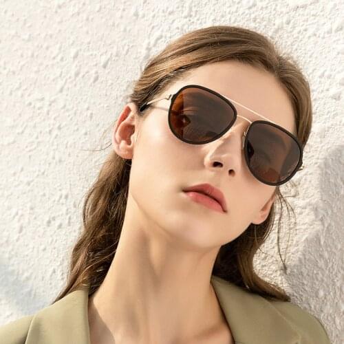 BLUEMOKY Nylon Pilot Sunglasses Women 2020 Vintage Fashion Coating Sun Glasses Metal Frame Men Outdoor UV400 Shades Gafas De Sol