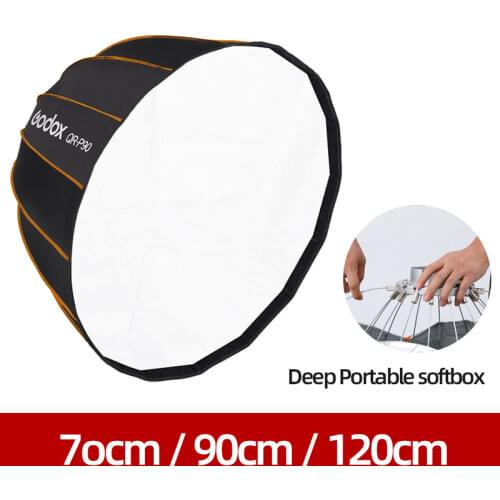 Godox UB-165W 65in 165cm Parabolic Black White Reflective Umbrella Studio Light Umbrella with Black Silver Diffuser Cover Cloth