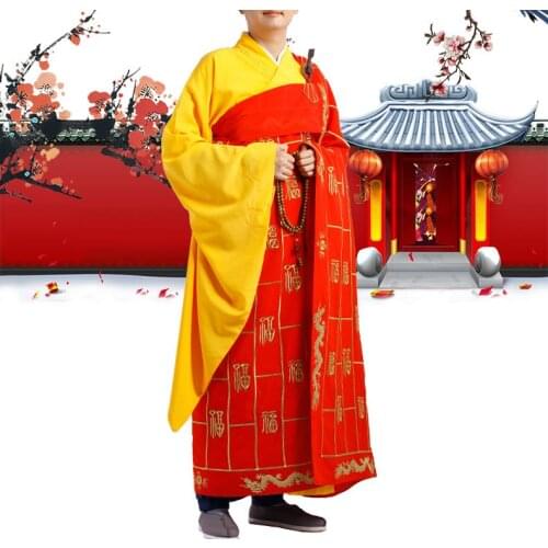 Blessing dressuniforms martial arts robes cassocks thousand Millennium Dragon suits buddha Buddhis abbot clothing