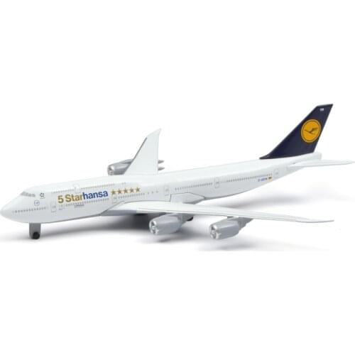Diecast 1/600 Scale German Lufthansa 5 Aviation B747-8 Alloy Airplane Model Starhansa Static Display Adult Collection Hot Toys