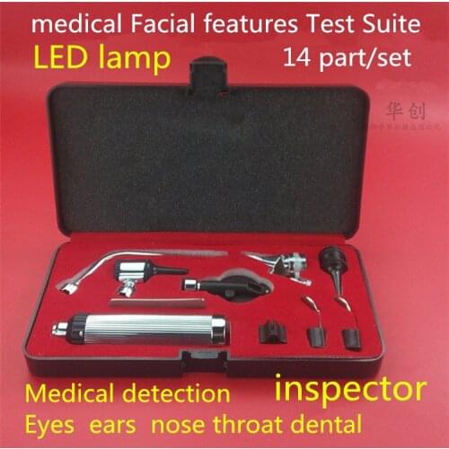 Medical Five Facial Examiner Ear detector laryngoscope teeth mirror Ophthalmoscope Otorhinolaryngology Full Inspection LED light