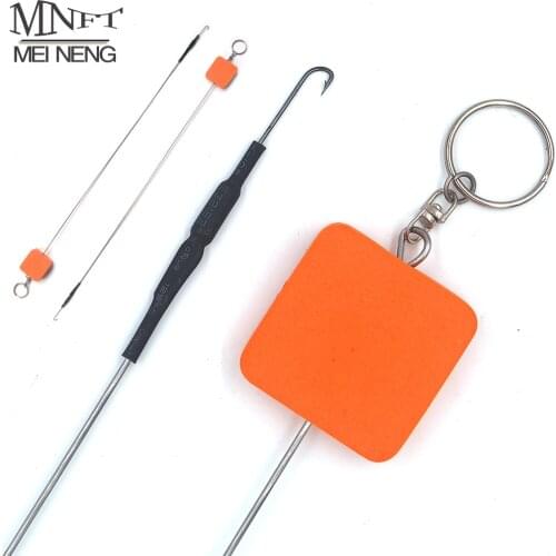 MNFT 2Pcs High Carbon Steel Fishing Eel Hooks With Guide Line Barb Fishing Hooks Fishhooks Catfish Equipment Pancing Belut