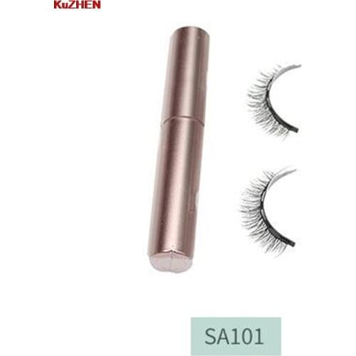 Natural Magnetic Eyelashes Magnet Eyeliner Magnetic False Eyelashes With Applicator Makeup Tools Magnetic Lashes Eyeliner Set