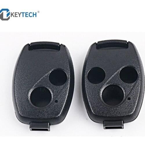OkeyTech For Honda Accord Civic CRV Pilot 2007 2008 2009 2010 2011 2012 2013 New Remote Key Case Shell 2 3 Buttons NO Blade