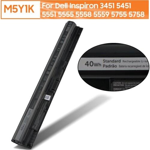 Original Replacement Battery M5Y1K For Dell Inspiron 3451 5451 5551 5555 5558 5559 5755 5758 3558 14-3451 14-5459 Laptop Battery