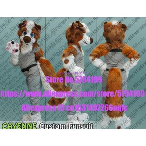Customized Available REAL PHOTO WHITE CAT full sets husky dog Suit fursuit BJ001 Costume fox Party Fancy Dress Carnival Gift
