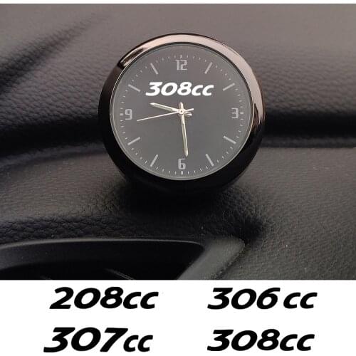 Car interior decoration quartz clock watch modified For peugeot rcz 206CC 207cc 208CC 307cc 807 1007 4007 Boxer Gtline rifter gt