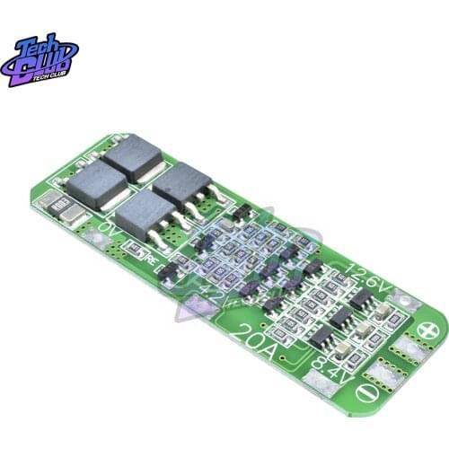 5PCS 3S 20A Li-ion Lithium Battery 18650 Charger Protection Board PCB BMS 12.6V Cell Charging Overcurrent Protecting Module