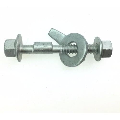 3pcs Automotive Wheel Alignment Tire Accessories Eccentric Screw Adjustment Camber Angle Bolt Silver 12.9 Bolts -10.2mm