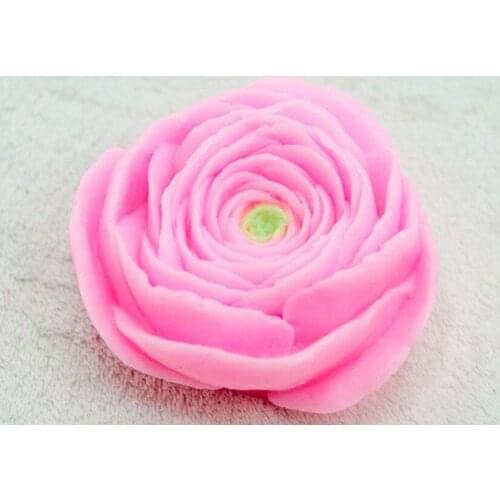 3d silicone mould flower shape soap and candle molds
