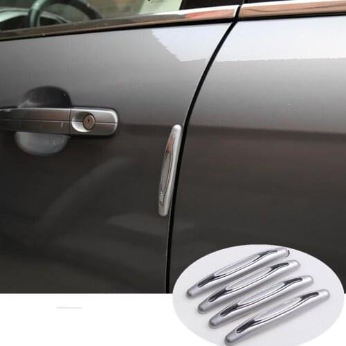 4Pcs Car Styling Car Door Protection Strip For ford focus 2 focus 3 fiesta mondeo 4 kuga s-max ranger Tuga 2016 Mazda 2 3 6 CX-5