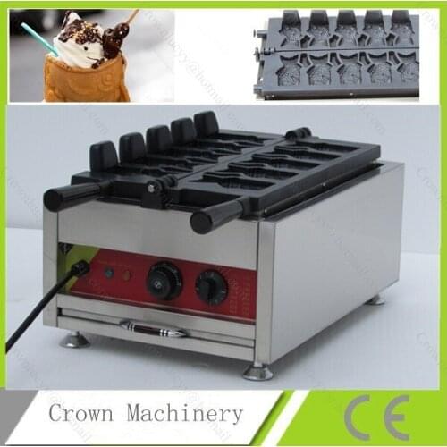 5pcs Fish Commercial Ice cream Taiyaki machine Ice ceram fish waffle maker