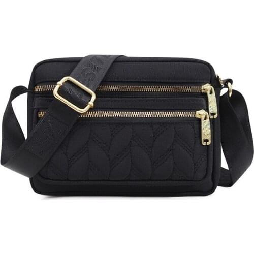 7 Colors Summer New crossbody bag Multi Zipper nylon Woman bags Casual Waterproof bags for women 2021 Solid Brand ladies bag