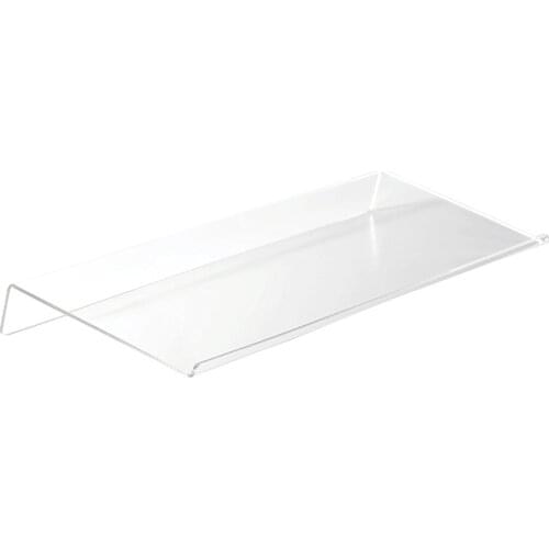 Acrylic Tilted Computer Keyboard Holder Clear Keyboard Stand for Easy Ergonomic Typing Office Desk Home School