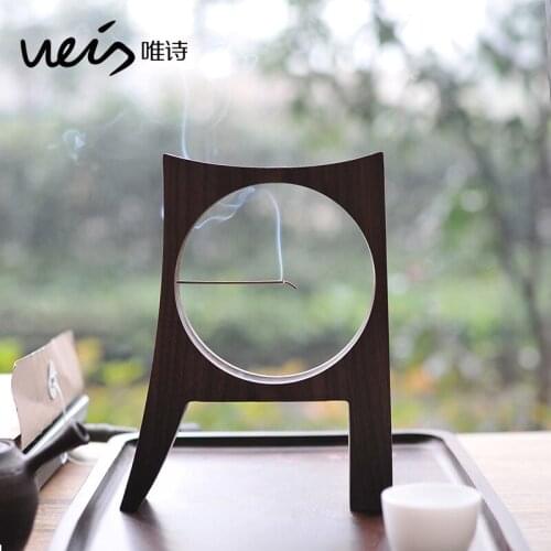 Wood Decoration Incense Burner Holder Smoke Fountain Backflow Incense Burner Room Fragrance Incensario Home Decor BH50XXL