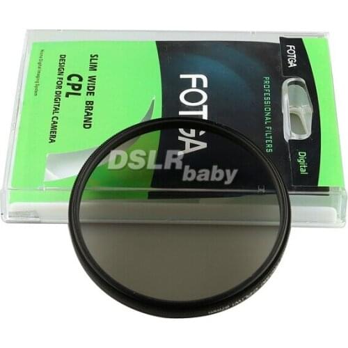 FOTGA PRO Super Slim 52mm Circular Polarizer CPL Lens Filter For Nikon Canon