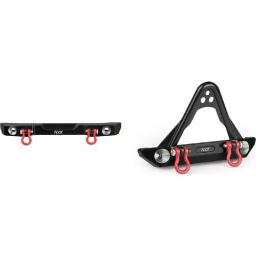 Metal front bumper +rear bumper for Axial SCX24 JEEprc car parts