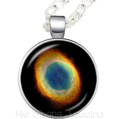 New Arrival Explosive Galaxy Star Time Glass Gem Necklace Beautiful Gift For Friend Galaxy Nebula Jewelry Sweater chain