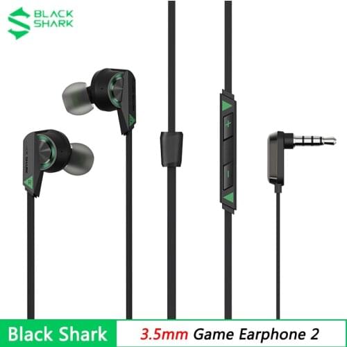 New Original Black Shark 3.5mm Gaming Earphone 2 For Black Shark 4 3 Pro In-ear Earphone For Huawei Xiaomi Samsung Smartphone