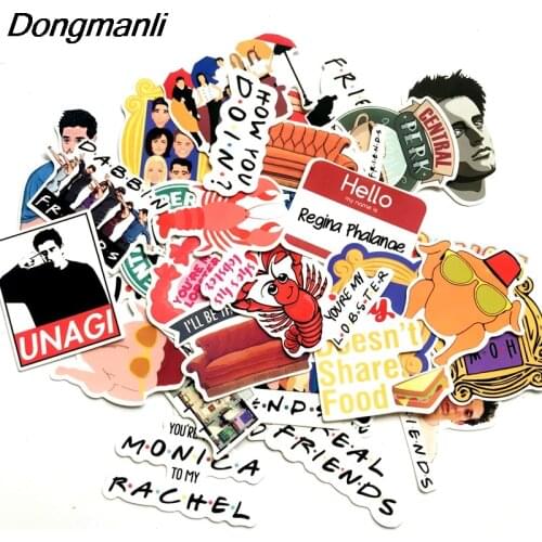 PC48 34PCS/set TV Show Scrapbooking Stickers Decal For for Guitar Laptop Luggage Car Fridge Graffiti Sticker