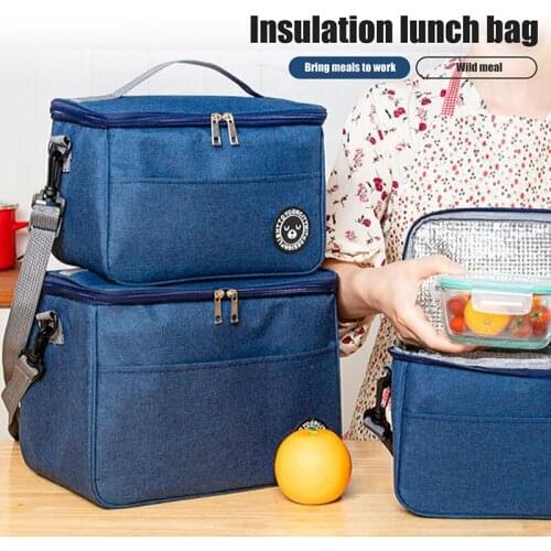 Portable Cooler Bag Folding Insulation Picnic Ice Pack For Food Thermal Drink Carrier Insulated Lunch Box Delivery