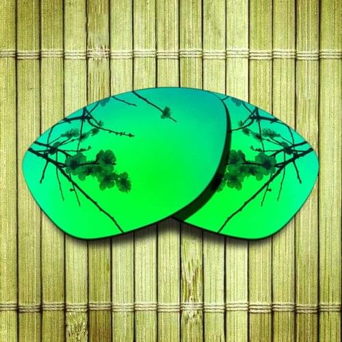 Polarized Replacement Lense For-Oakley Jupiter Sunglasses Frame True Color Mirrored Coating - Green Options