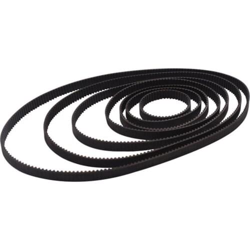 GT2 Closed-Loop Timing Belt, Rubber, GT2 Belt, Width 6mm, Length 160-2270mm, For 3D Printers Synchronous Belts Parts, 1pcs
