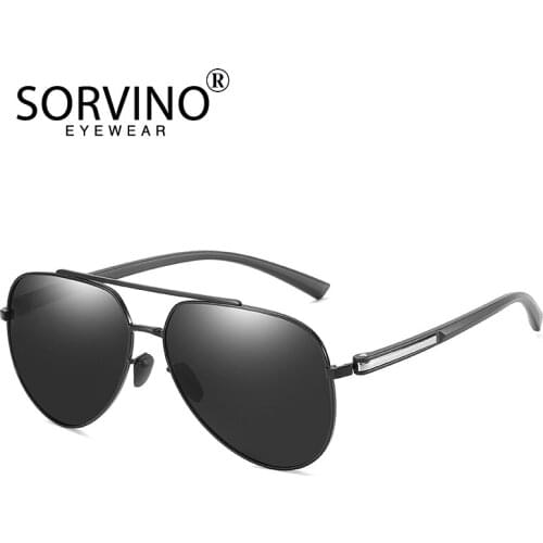 SORVINO Photochromic Sunglasses Change Color Day Night Vision Drivers Eyewear Polarized Chameleon Sun Glasses Male Gafas Sol De