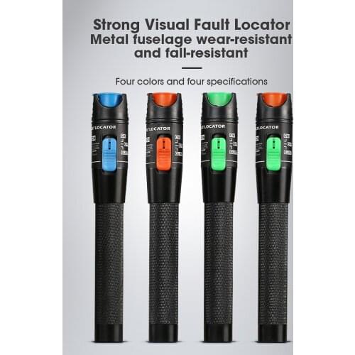 30mW FTTH Fiber Optic Tester Pen Type Red Laser optical fiberLight 10mW Visual Fault Locator Optical Cable Tester 5-30Km Range