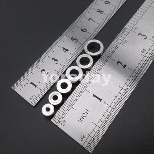 20PCS 2MM 3MM 4MM 5MM 6MM 7MM 8MM Metal Bushing axle sleeve Stainless steel shaft sleeve 2.05 3.05 4.05 5.05 6.05 8.05*FD065-070