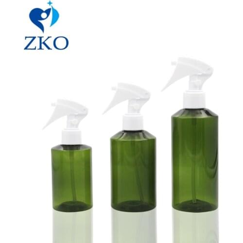 5pcs 100ml 150ml 200ml green sloping cleaning hand sprayer plastic mouse mini trigger spray bottle free shipping travel bottle