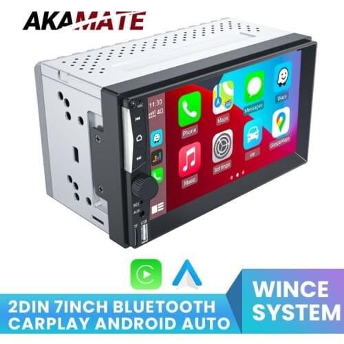 7''HD Car Radio MP5 Player Car Stereo Bluetooth Apple Carplay Radio Mirrorlink Android Auto Radio For Universal 2din Car Audio