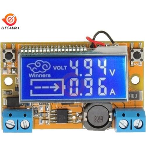 DC-DC 3A LCD Digital Step Down Power Supply Module 5-23V To 0-16.5V Voltage Current adjustable step-down Buck Converter board