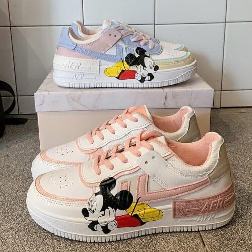 Disney children boys and girls cartoon Mickey Mouse non-slip casual shoes sports shoes student running shoes