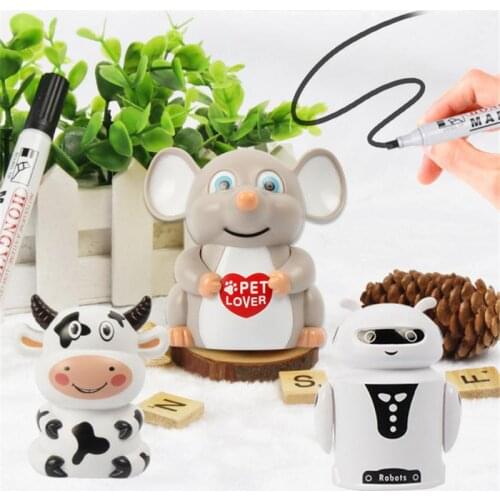 Childrens Electric USB Induction Marking Follow Small Animal New Peculiar Puzzle With Light Music Pen Toy For Kids Funny Gift