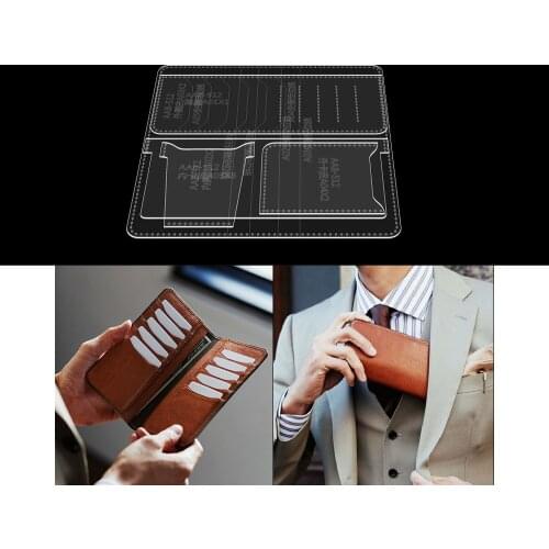 Long Wallet, Wallet, Layout, Drawing, Acrylic Template Pattern, Handmade Leather Goods, Diy Board Pattern, Pattern