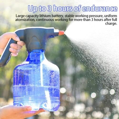 2/3L Electric Garden Sprayer Automatic Plant Watering Can Bottle Garden Sprayer Bottle For Gardening Watering Can Fogger